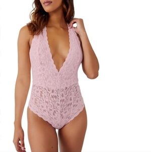 FP INTIMATELY FREE AVERY LACE BODYSUIT XS